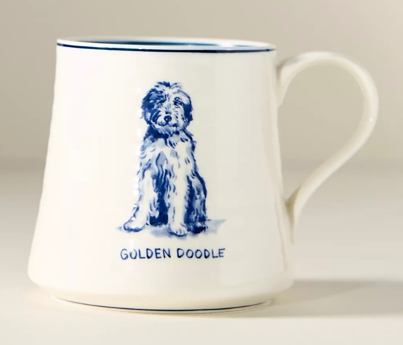 Molly Hatch Stoneware Dog Mug